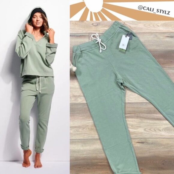 🔸RIP CURL ORGANIC FLEECE TRACK PANTS - Picture 1 of 9